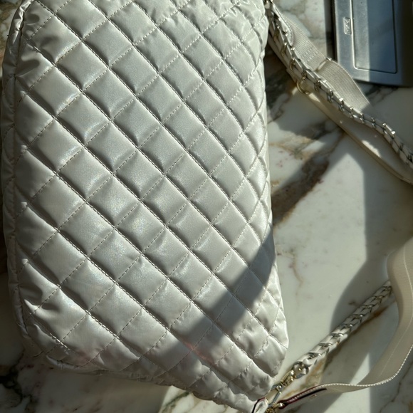 MZ Wallace Pearl Metallic Crosby Crossbody Sling Bag - Picture 3 of 8